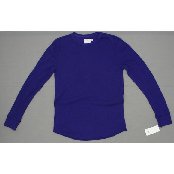 NWT Goodfellow & Co. Knit Thermal Shirt Blue XL - Picture 2 of 5